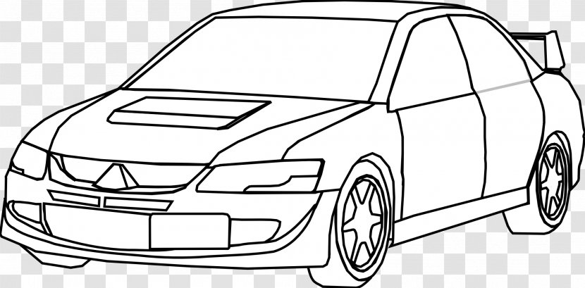 Sports Car Dodge M4S Door - Saturn Sky - Line Art Transparent PNG