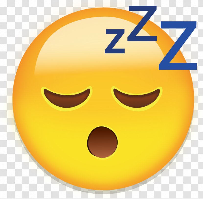 Emoji Smiley Emoticon Sleep Sticker - Face Transparent PNG