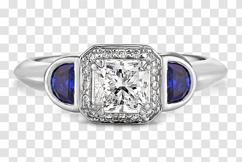 Jewellery Engagement Ring Sapphire Gemstone - Stonesetting Transparent PNG