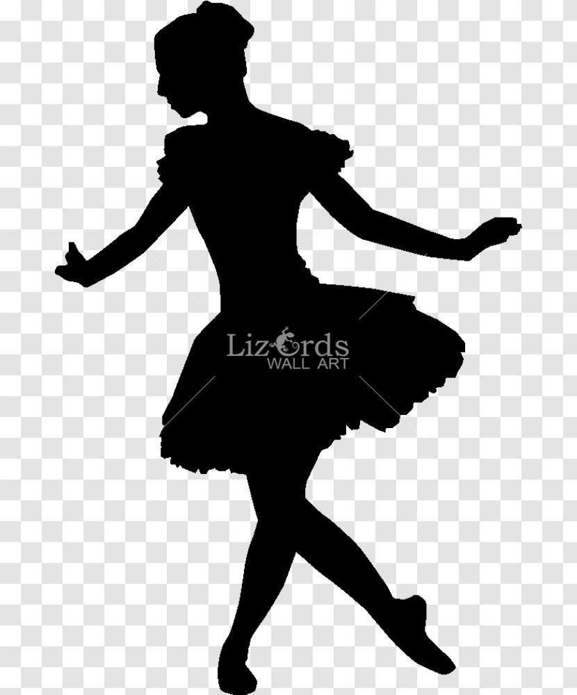 Ballet Dancer Silhouette Wall Decal - Tree Transparent PNG