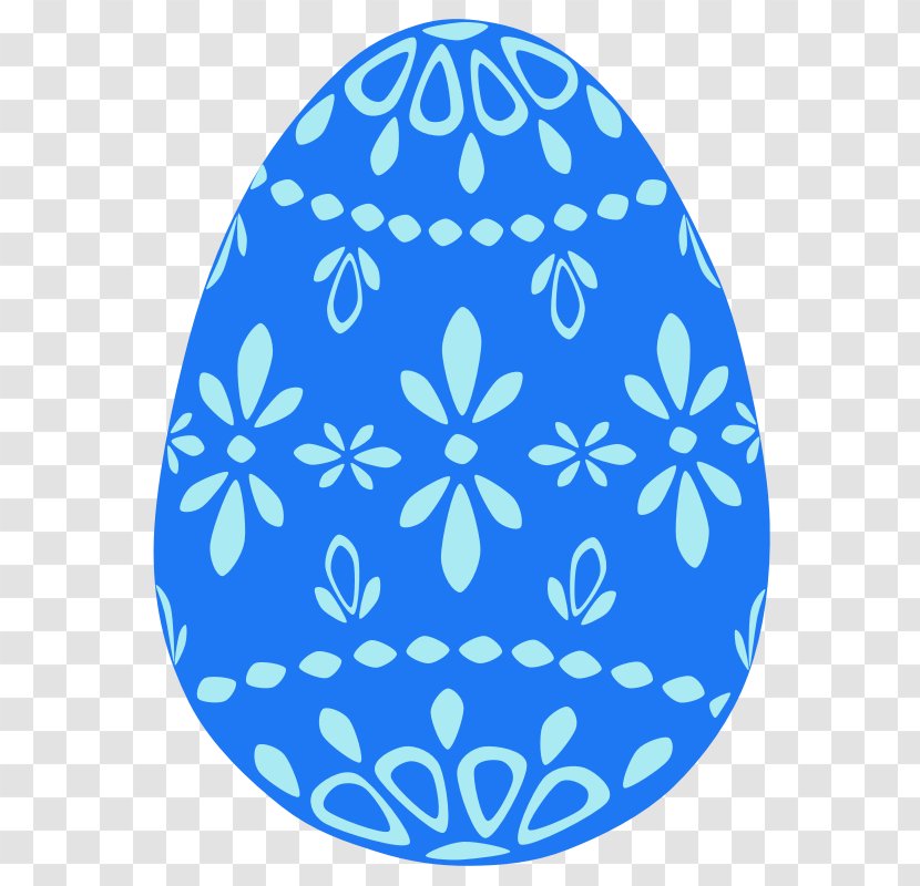 Easter Egg Clip Art - Bluegreen - Colorful Transparent PNG