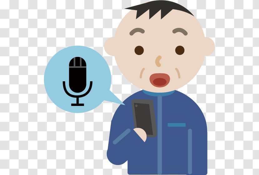 Microphone Sound Recording And Reproduction Smartphone Facial Expression Woman - Male - Middle-aged Lecturer Transparent PNG