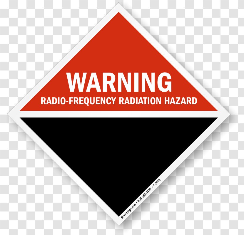 Radio Frequency Hazard Symbol Electromagnetic Radiation And Health Warning Sign - Images Transparent PNG