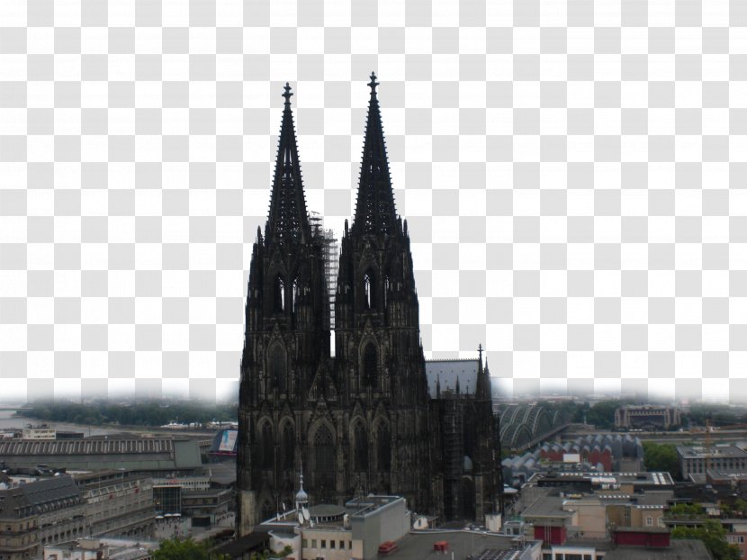 Cologne Cathedral Architecture Cartoon - Facade - Location Transparent PNG