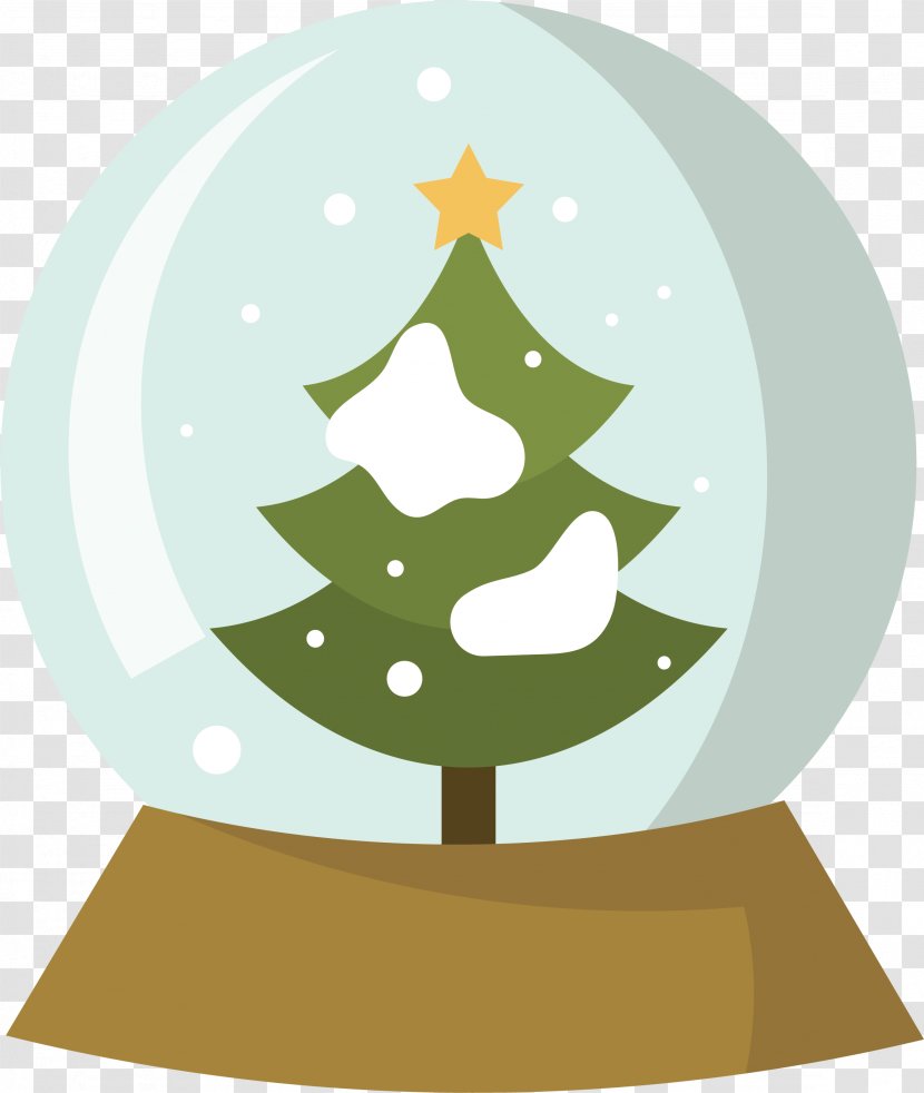 Crystal Ball Christmas Tree - Vecteur Transparent PNG