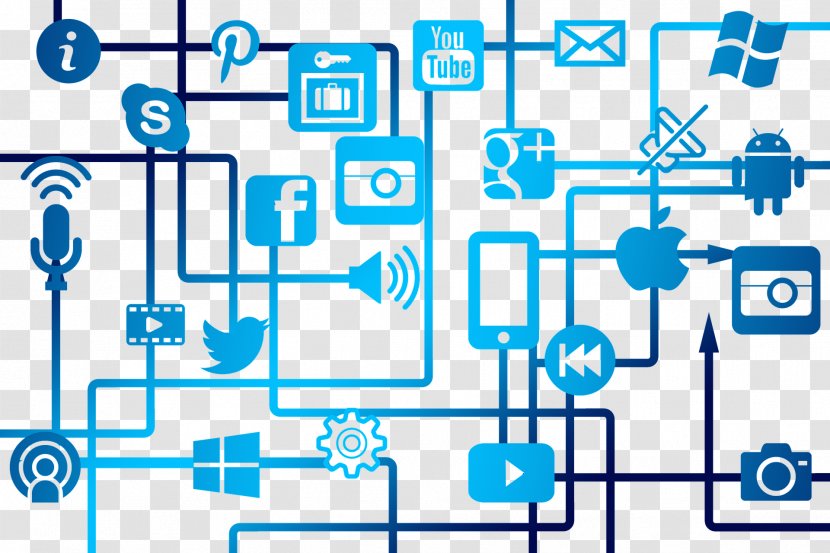 Social Media Marketing Digital Business - Strategy - Network Transparent PNG
