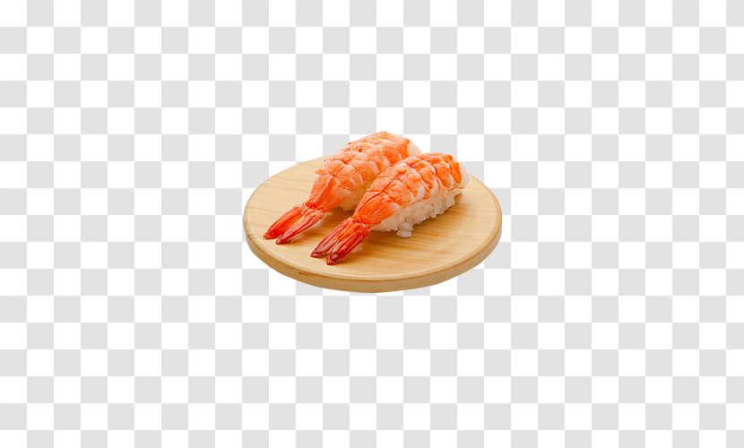 California Roll Sushi Shrimp - Comfort Food - Vector Plate Of Transparent PNG