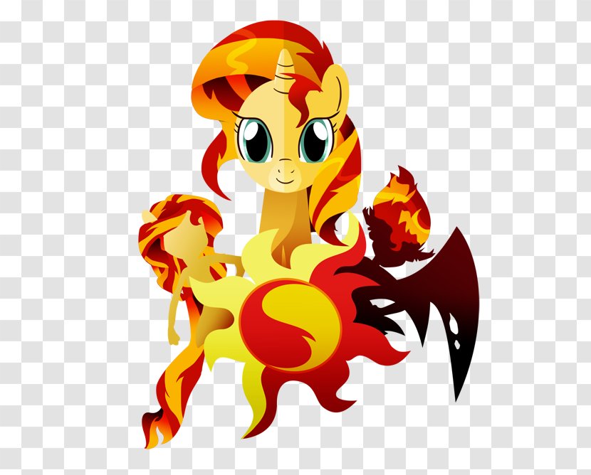 Sunset Shimmer Twilight Sparkle Rainbow Dash Applejack Pony - Vertebrate - Aria Banner Transparent PNG