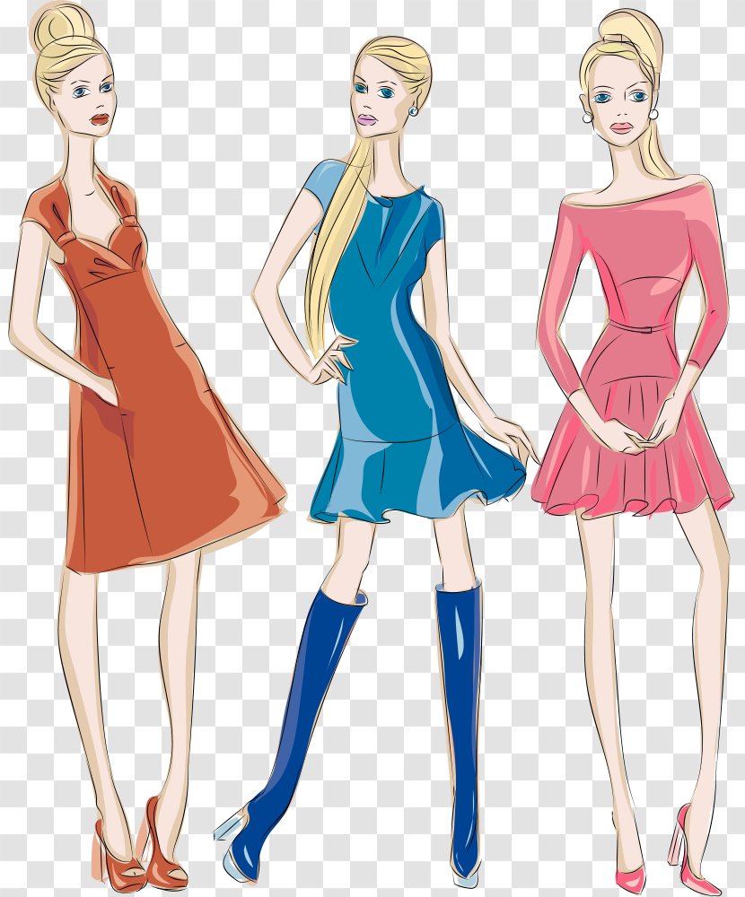 Fashion Model Show - Frame - Vector Models Transparent PNG