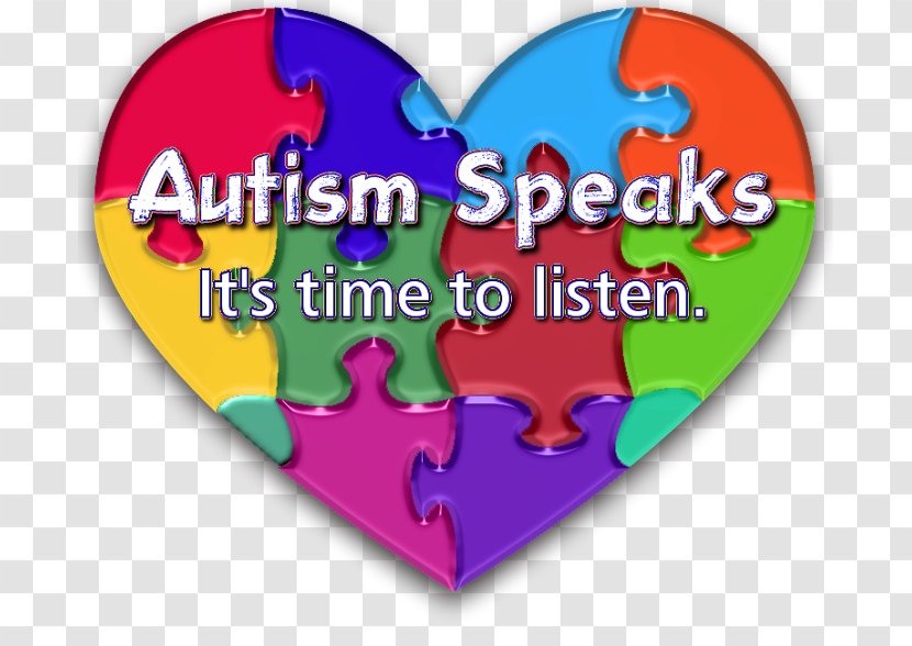 World Autism Awareness Day Child Autistic Spectrum Disorders National Society - Heart - Autismspeaks Transparent PNG