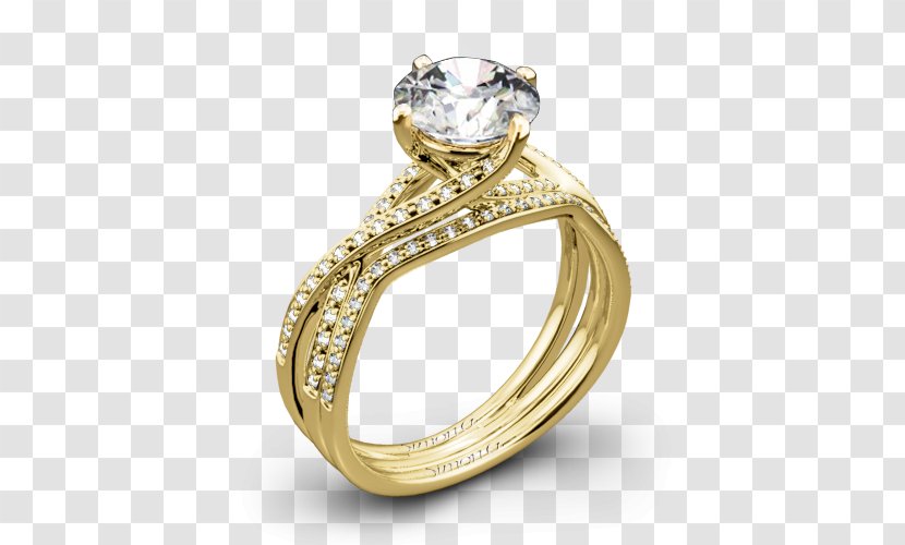 Wedding Ring Engagement Jewellery Diamond - Ceremony Supply - Yellow Transparent PNG