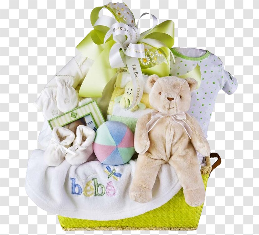 Food Gift Baskets Hamper Stuffed Animals & Cuddly Toys - Baby Basket Transparent PNG