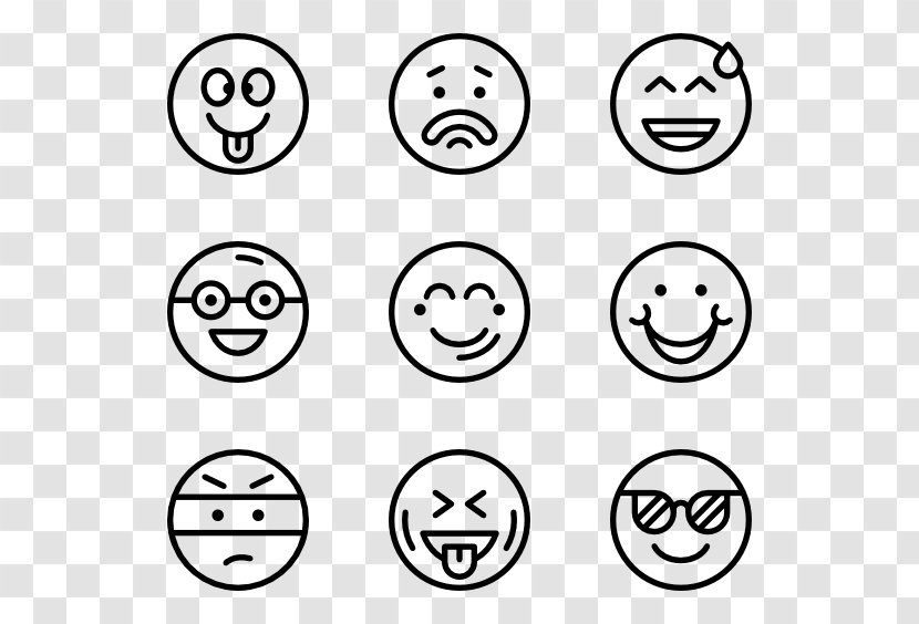 Emoticon Clip Art - Smiley - Emotions Vector Transparent PNG