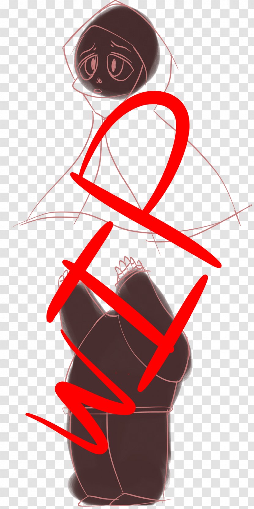 Bin Bag Art Waste - Digital - Red Transparent PNG