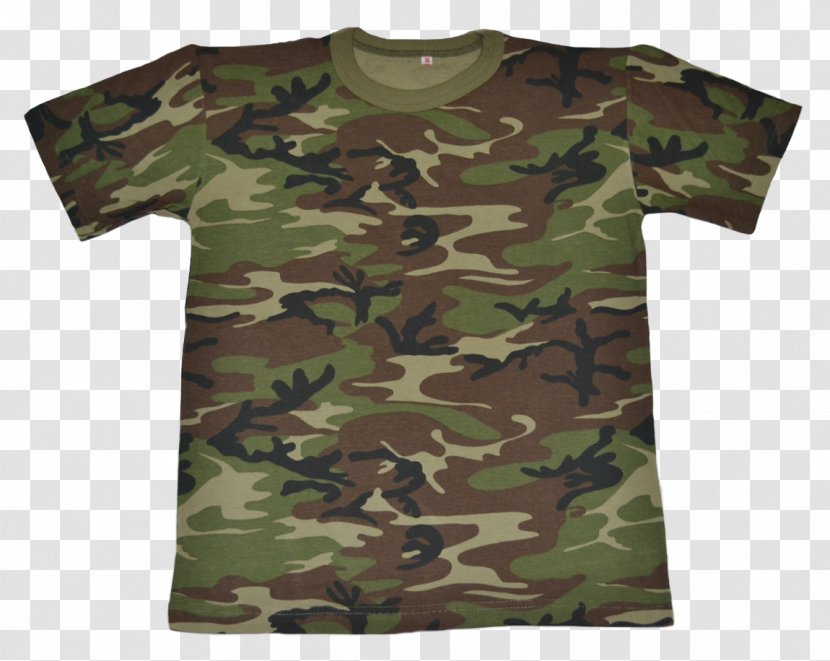 Military Camouflage T-shirt Sleeve Polo Shirt - Uniform - Playera Transparent PNG