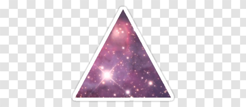 Heart Nebula Triangle Star Outer Space Transparent PNG