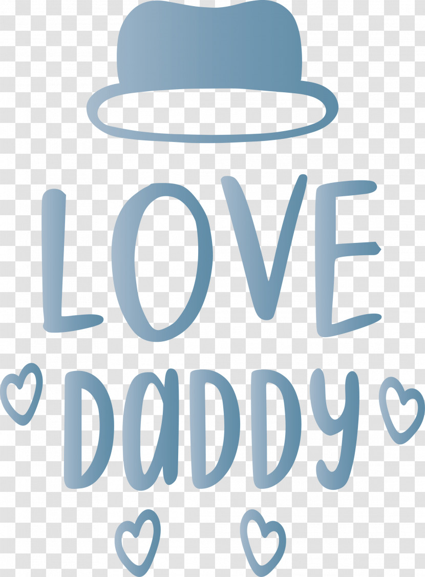 Love Daddy Happy Fathers Day Transparent PNG