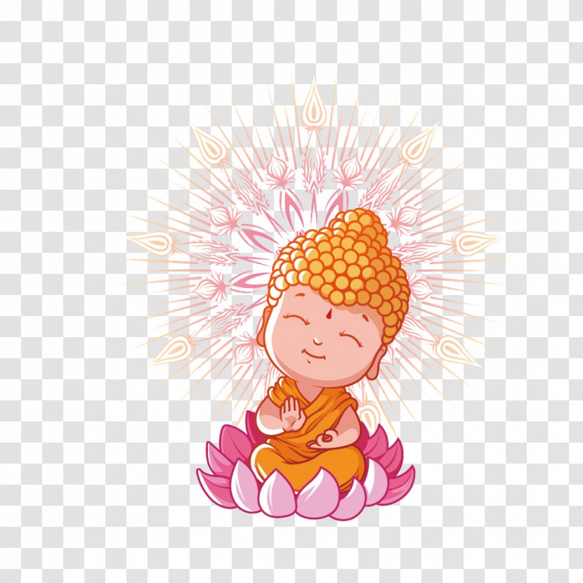 Buddhism Cartoon Meditation Illustration - Gautama Buddha Transparent PNG