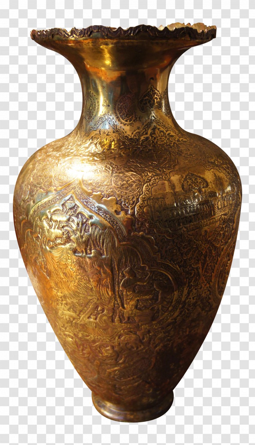 Vase Pottery 01504 Bronze Urn - Artifact Transparent PNG