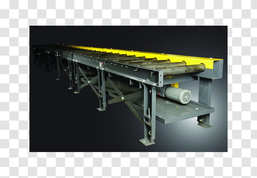 Machine Conveyor System Band Saws Material Handling Lineshaft Roller Transparent PNG