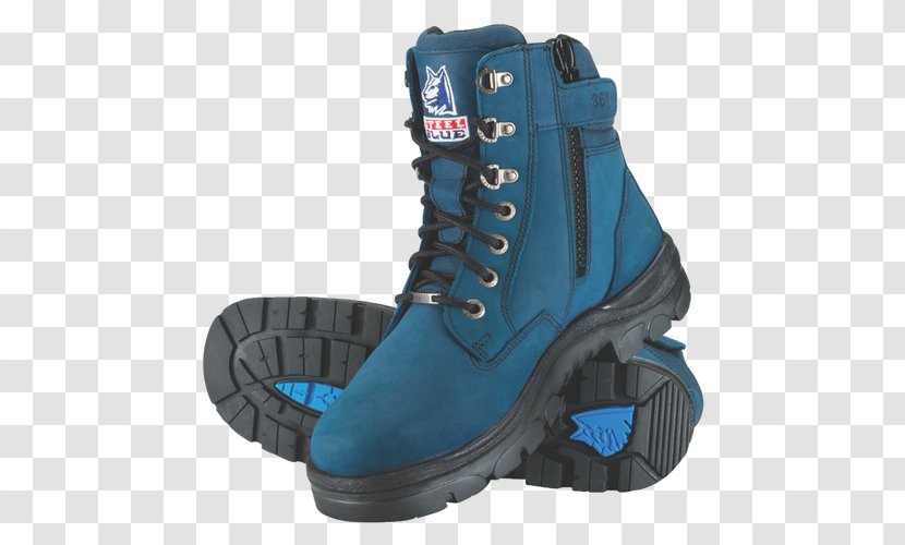 Steel-toe Boot Steel Blue Footwear Zipper - Architectural Engineering Transparent PNG