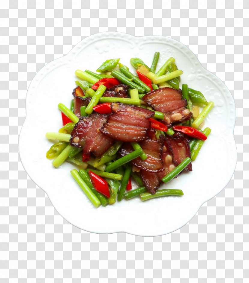 Twice Cooked Pork Bacon Chili Con Carne Garlic Curing - Beef - Peppers Fried Transparent PNG