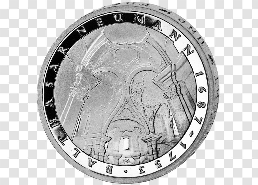 Silver Clock Balthasar Neumann Transparent PNG