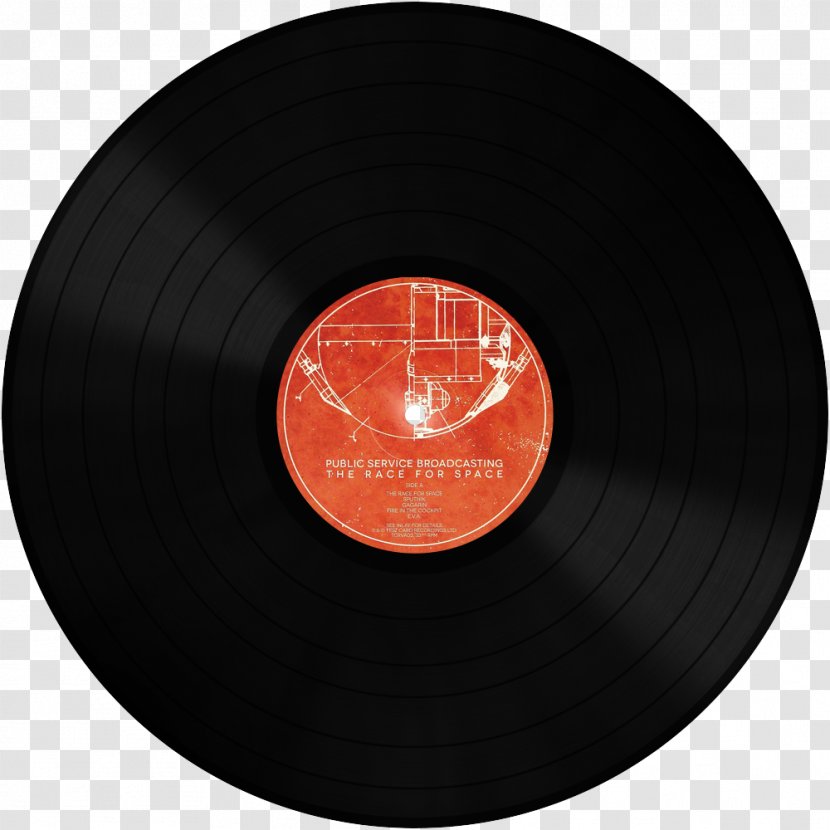 Phonograph Record Art Album Disc Jockey Clip - Heart - Vinyl Poster Transparent PNG