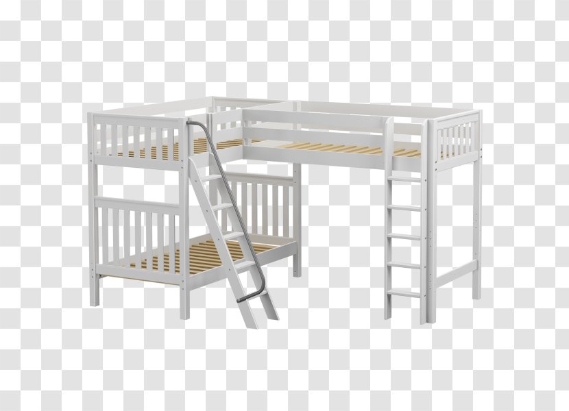 Bunk Bed Bedroom Stairs Futon - Furniture Transparent PNG