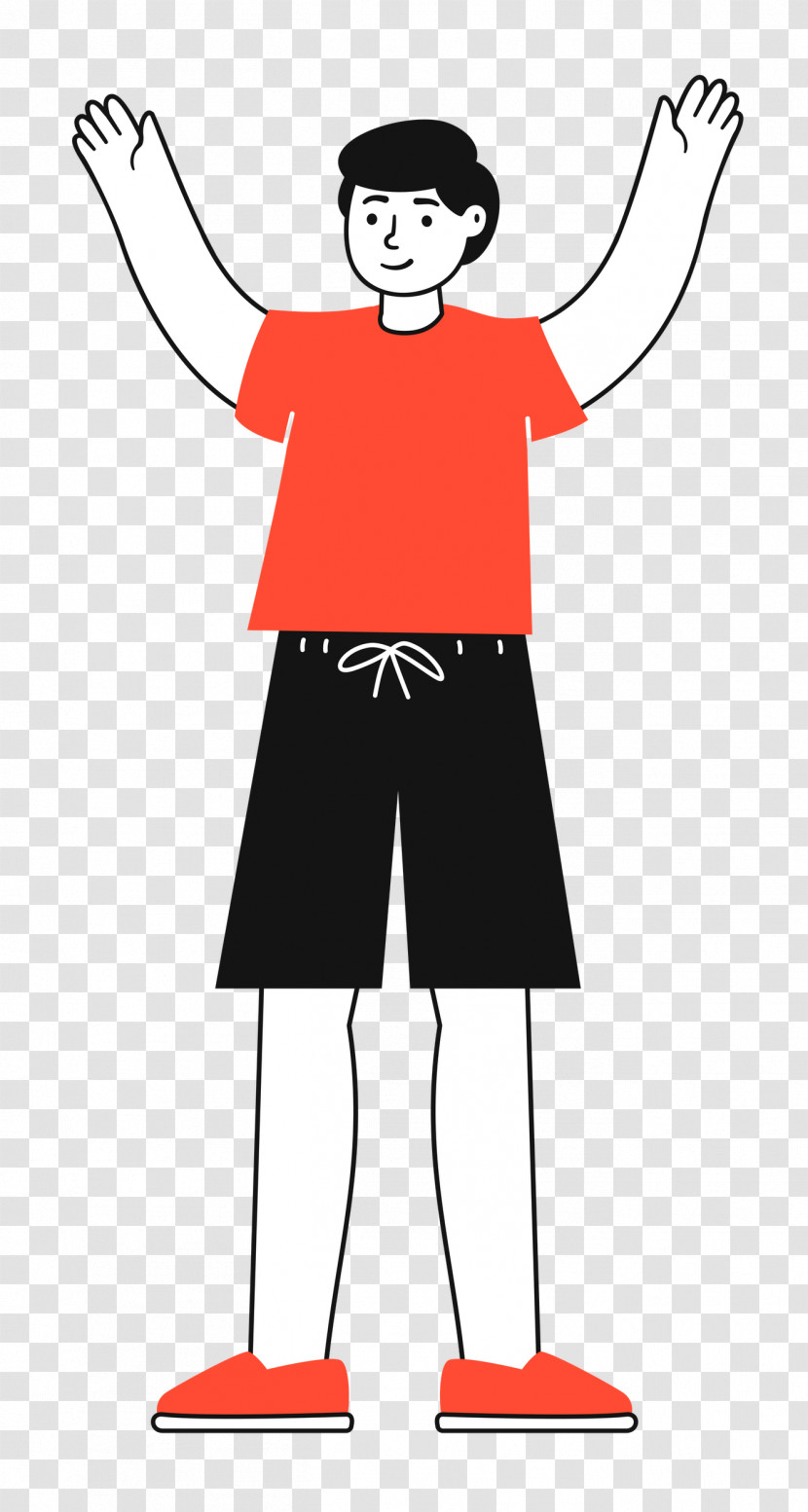 Boy Standing Transparent PNG