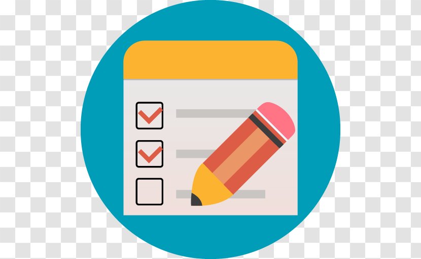 Checklist Icon Design Clip Art - Yellow - Survey Methodology Transparent PNG