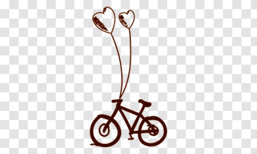 Bicycle - Vexel - Balloon Bike Simple Strokes Transparent PNG
