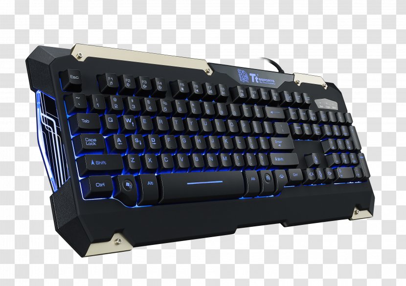 Computer Keyboard Thermaltake Mouse Electronic Sports Video Game - Hardware - Pc Transparent PNG
