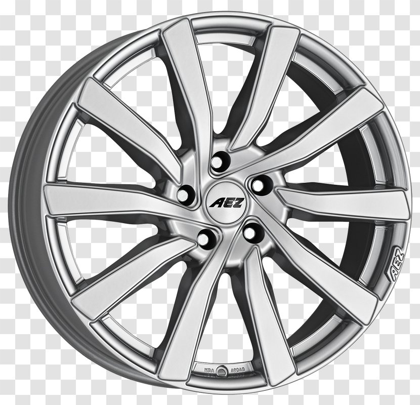 Alloy Wheel Silver Autofelge - Lug Nut Transparent PNG