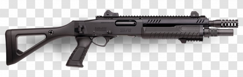 Heckler & Koch FABARM FP6 Fabarm SDASS Tactical Pump Action Shotgun Pistol Grip - Silhouette - Compact Transparent PNG