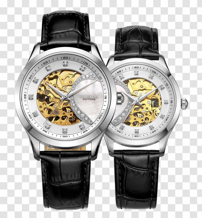 Automatic Watch Taobao Mechanical JD.com - Brand - Couple Watches Transparent PNG