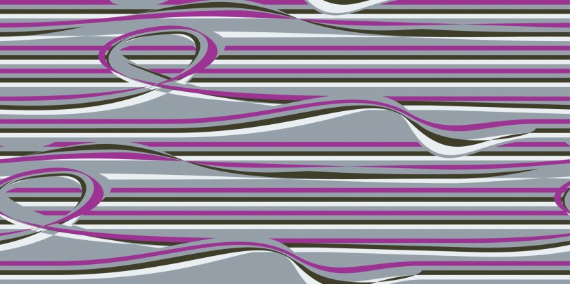 Grey Graphic Design Pink - Purple Ribbon Printing Transparent PNG