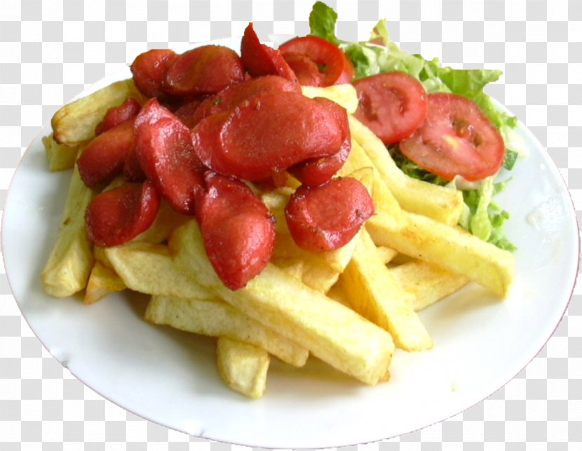 French Fries Salchipapas Peruvian Cuisine Fast Food Chorba - Kids Meal - Junk Transparent PNG