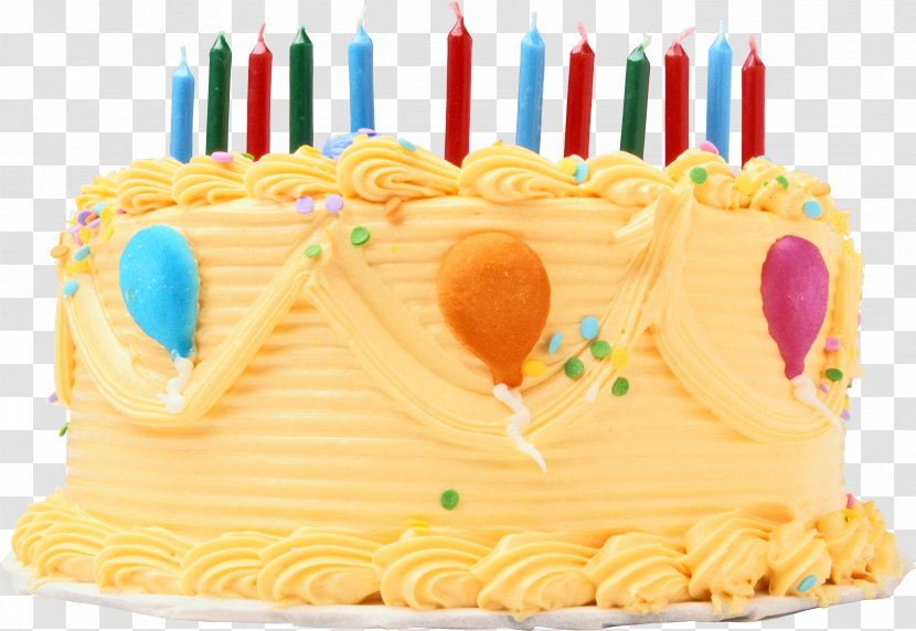 Birthday Cake Icing Chocolate - Party Transparent PNG
