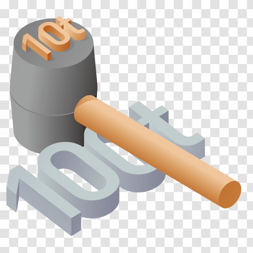 Architectural Engineering Tool Icon - Design - Vector Wealth Hammer Transparent PNG
