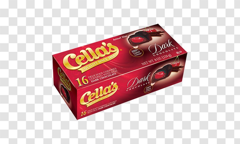 Chocolate-covered Cherry Cella's Liquorice - Types Of Chocolate - Dark Transparent PNG