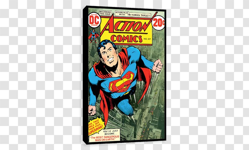 Superman Action Comics #1 Comic Book DC - Joe Shuster Transparent PNG
