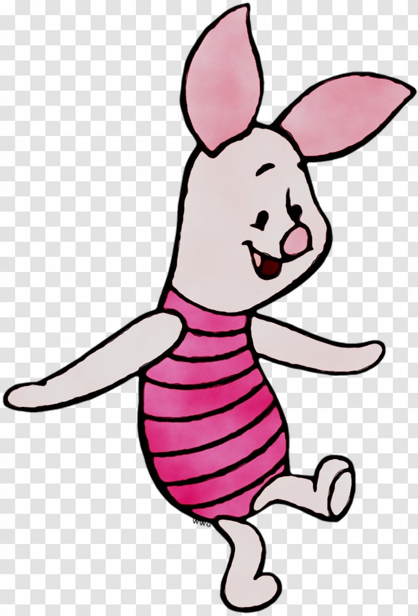 Domestic Rabbit Easter Bunny Hare Clip Art Illustration - Pink Transparent PNG