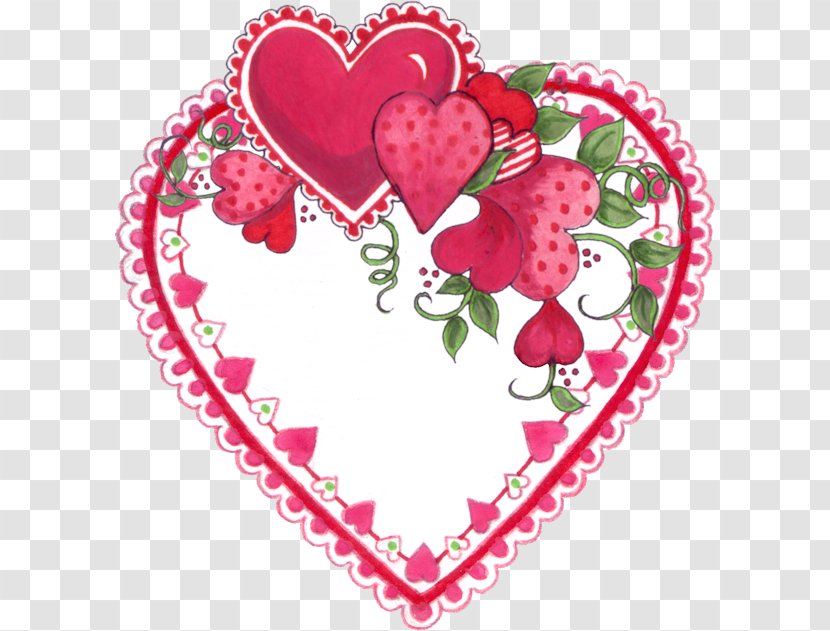 Valentine's Day Bear Heart Clip Art - Frame Transparent PNG