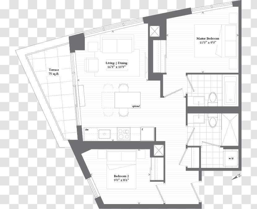 Floor Plan Architecture House Design Product - Diagram Transparent PNG