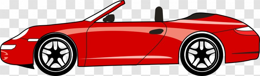 Sports Car Clip Art Openclipart Vector Graphics - Wheel Transparent PNG