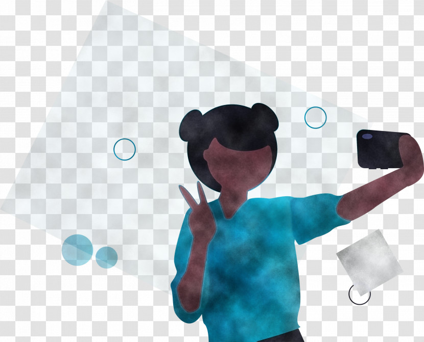 Taking Selfie Girl Camera Transparent PNG