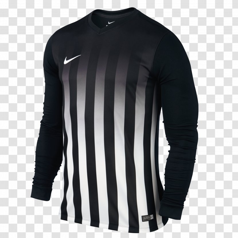 Jersey Sleeve Nike Dry Fit Shirt - Longsleeved Tshirt - Gradient Division Line Transparent PNG