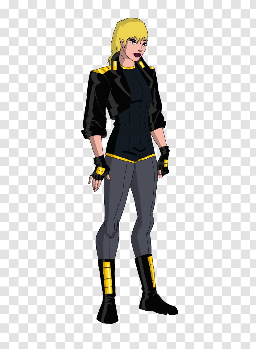 Costume Design Character Fiction Animated Cartoon - Black Canary Transparent PNG