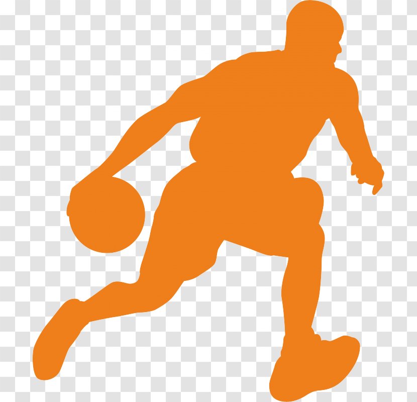 Basketball Player Sports Silhouette Slam Dunk - Hip Transparent PNG